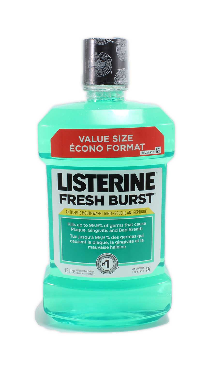 Image RINCE-BOUCHE LISTERINE MENTHE FRAÎCHE1.5L